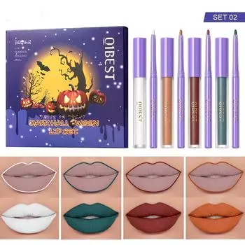 Чашка с антипригарным покрытием, невыцветающая глазурь для губ, модифицированный набор подводок для губ и губ для стойкого цвета и несмазывания макияжа #2