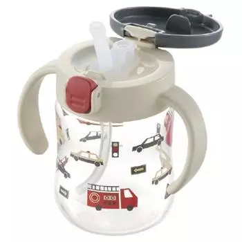 Чашка соломенная Richell TLI SD 200мл, серая, 1 шт.