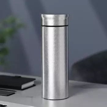 Чашка-термос для мужчин и женщин, автомобильная деловая освежающая антибактериальная двухслойная титановая чашка для воды для здоровья 380ml