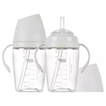 Чашка TGM Tritan для рисовой соломки 240мл, белый, 2 шт.