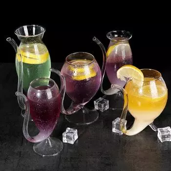 Чашка Вампира Скандинавская Креативная Соломенная Стеклянная Чашка Чашка Вампира