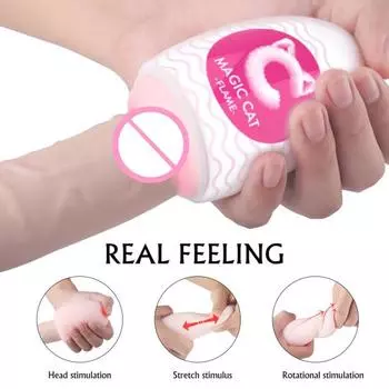 Чашка-вагина, удобная практичная силиконовая настоящая киска, сосание вагины, товары для взрослых 4