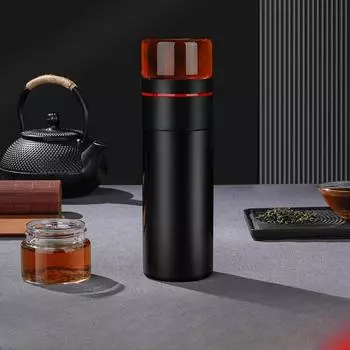 Чашки для чая, Керамические вкладыши, Чашки-термосы, Разделители чая, Чашки для делового чая 400ml белый