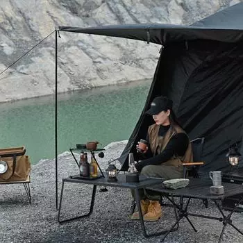 Чашки для кемпинга на открытом воздухе, миски, складная стойка для хранения, 2-уровневый кронштейн из алюминиевого сплава для хранения, пикник, барбекю хаки