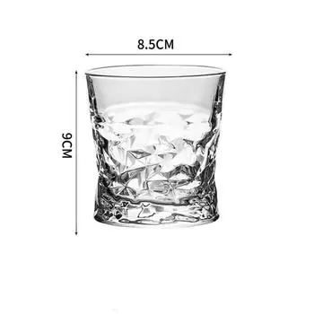 Чашки для кофе, стеклянные стаканы для виски, для домашнего бара, пива, воды и вечеринок, для отелей, свадебных подарков, хрустальные бокалы, посуда для напитков, прозрачные стаканы 300ml
