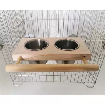 Чашки для кормления птиц для клетки, подвесная кормушка для попугаев, миска для воды с окунем для C.ckatiels, легко устанавливается, дропшиппинг