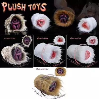 Чашки для мастурбации Секс-куклы Плюшевые секс-игрушки для мужчин Жидкий силикон 600 г 17 см 4 стиля Новинка Моделирование собак Лошадь Животное Вагина