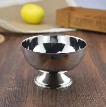 Чашки для мороженого салатница из нержавеющей стали десертная тарелка для фруктов блюдо для закусок