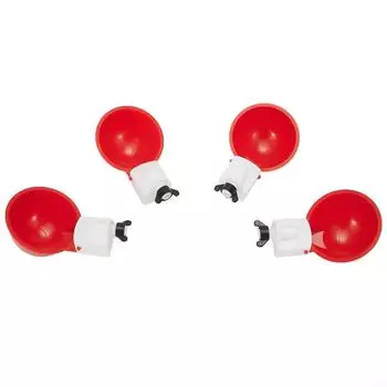 Чашки для поилки для курицы, 4 шт., автоматическая поилка для курицы