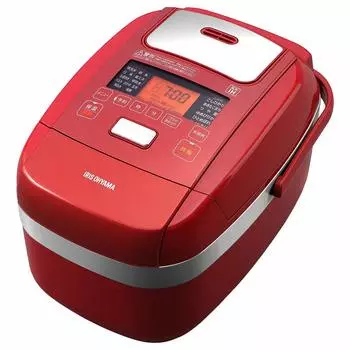 Чашки для рисоварки Iris Ohyama, тип IH, металлик, красный, тип IH, функция приготовления пищи для разных марок, очень толстая кастрюля с паровой пластиной