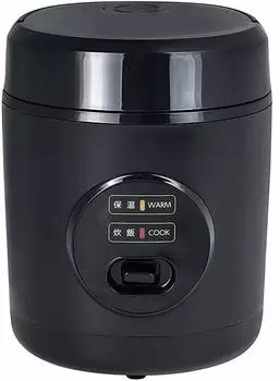 Чашки для рисоварки Микрокомпьютерный тип Маленькая одноместная мини-рисоварка черная [Yamazen] 0,5~1,5 YJE-M150(В)