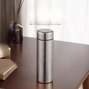 Чашки из чистого титана для бизнеса для любителей мужчин и женщин. Двухслойные прямые чашки с изоляцией от протечек чая. 301-400ml красный