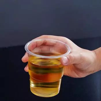 Чашки, столовые приборы, пластиковые вазы, шт., для улицы, прозрачные, для кухни, 160/170/200 мл, 25/50, одноразовые, для вечеринок, дней рождения, пикников, новые, пластиковые чашки. Бар 1pc