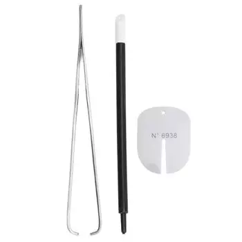 Часовые пружинные стержни плоскогубцы из нержавеющей стали легкий пинцет для часовых пружин инструмент с очисткой