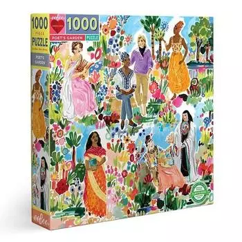 Часть 2 Пазл Poets Garden, разноцветные, 1000 деталей
