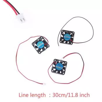 Часть 3D-принтера Вентилятор 4010 2 контакта 40X40 X10 мм Видеокарта постоянного тока 5 В/12 В/24 В 12V