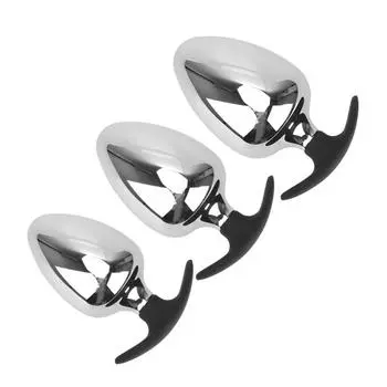 Частные товары Анальный расширитель очень большого диаметра Анальная пробка Секс-игрушки для женщин и мужчин Гладкая металлическая анальная пробка Стимулятор ануса Анальный дилдо Массажер простаты Anchor S