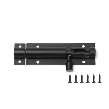 Частный замок Алюминий Цинк Цинковый сплав Главная Фурнитура Цилиндрический болт Шкафный замок Противоугонный замок Замок для ворот 8 inch серебряный