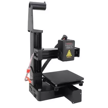 Частотное разделение мультиплексирование 3D принтер Высокая точность Быстрый нагрев Компактная 3D печатная машина чёрный