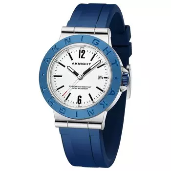 Часы AKNIGHT Водонепроницаемые часы Аналоговые кварцевые часы с хронографом Модные деловые классические легко читаемые наручные часы с автоматической датой Светящиеся часы мужские