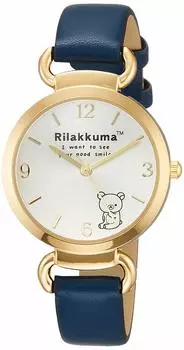 Часы ALIAS Rilakkuma Analog с водонепроницаемым кожаным ремешком WW20105SXRK Blue для женщин