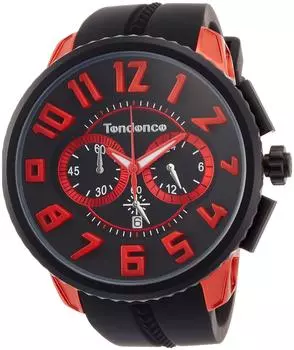 Часы Altec Gulliver Altec Gulliver Красный циферблат Алюминий Минеральное стекло Кварцевые 51MM Часы TY146002 Черный [Tendence] Мужские [Товар]