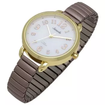 Часы Analog Bellows Belt Solar Rechargeable Pink SO Sanija [Fieldwork] женские ASS177-3 серые/пинг/бежевые/синие розовый