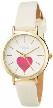 Часы Analog Shake Gold Leather Strap [Fieldwork] KDS012-1 женские Off-White