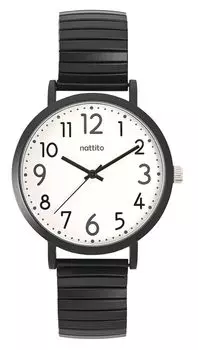 Часы аналоговые металлические ремни с мехами из нержавеющей стали Simple Greco черные [Fieldwork] женские ST300-5