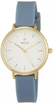 Часы аналоговые NF Soira с силиконовым ремешком без никеля синего цвета [Fieldwork] YM031-4 женские синий