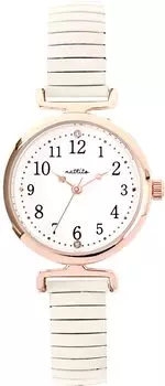 Часы аналоговые с металлическим ремешком, меха, ремень, меха, нержавеющая сталь, 5 АТМ, водонепроницаемые, водонепроницаемые, водонепроницаемые, часы WP Nady White [Fieldwork] женские MKJ3015-1 белый