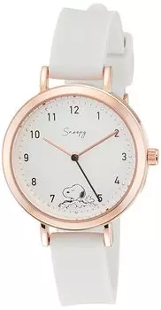 Часы аналоговые Snoopy водонепроницаемый силиконовый ремень белый [Fieldwork] PNT023-1 женские белый