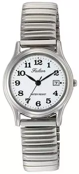 Часы Аналоговые Водонепроницаемые Дата Металлический Браслет Белый [Citizen Q&Q] D015-204 Женские серебряный