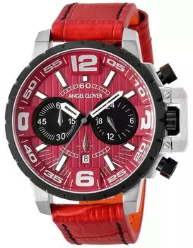 Часы Angel Clover TIME CRAFT Красный циферблат Нержавеющая сталь Кварцевые 48MM Обычная гарантия [Angel Clover] NTC48SRE-REN Мужские красный
