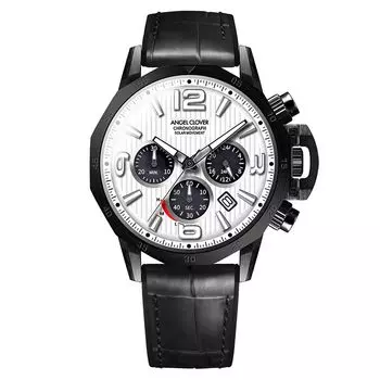 Часы Angel Clover Timecraft Solar Мужские NTS45BWH-BK