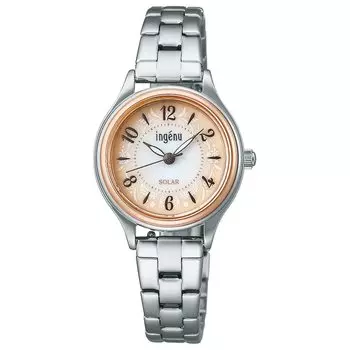 Часы Angenie Life с цветами AHJD434 Silver [Seiko Watch] Женские серебряный