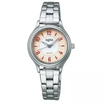 Часы Angenie Life с цветами AHJD435 Silver [Seiko Watch] Женские серебряный