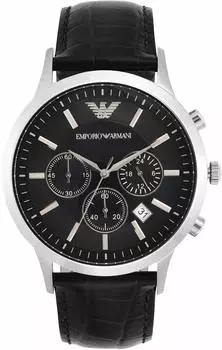 Часы AR2447 подлинные импортные черные [Emporio Armani] мужские