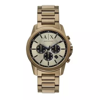 Часы Armani AX1739 коричневые, обычные импортные [A|X Exchange] мужские