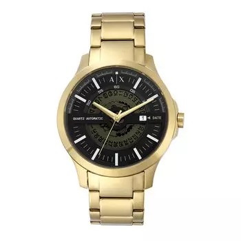 Часы Armani AX2443 Gold [AX Exchange] Мужские золотой
