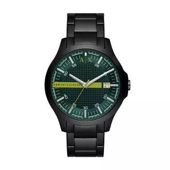 Часы Armani AX2450 черные [AX Exchange] мужские чёрный