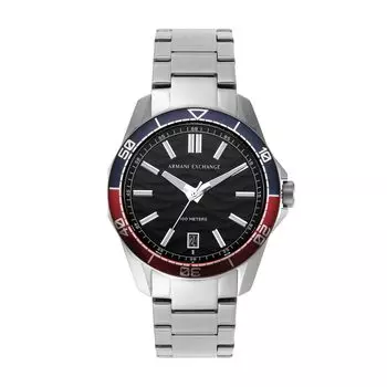 Часы Armani SPENCER AX1955 Silver [AX Exchange] Мужские серебряный