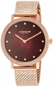 Часы AUDREY 14503828 Rose Gold [Coach] Женские [Товар] коричневый