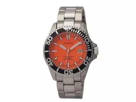 Часы AUREOLE SW-416M-A3 мужские, серебристый, корпус из нержавеющей стали, индикатор даты