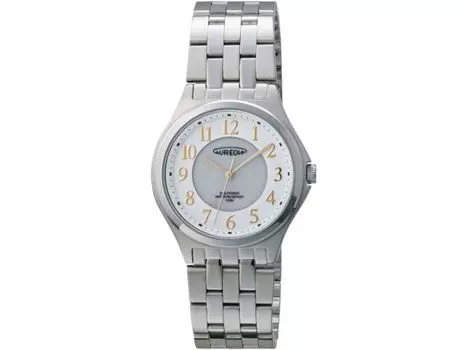 Часы Aureole SW-593M-03 мужские, серебристый, корпус из нержавеющей стали, белая подсветка.