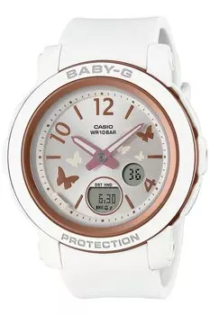 Часы Babygie ЦИФЕРБЛАТ СЕРИИ Белый [Casio] []BUTTEFLY BGA-290BD-7AJF Женские