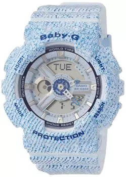 Часы Babygie COLOR Blue [Casio] DENIM D BA-110DC-2A3JF