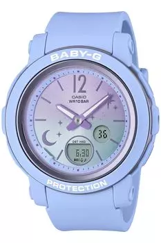 Часы Babygie пастельно-голубые [Casio] [] BGA-290DS-2AJF женские пастельные голубой