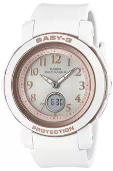 Часы Babygie с радио на солнечных батареях белые [Casio] [] BGA-2900AF-7AJF женские белый