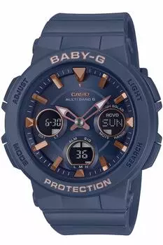 Часы Babygie с радиоприемником Solar Blue [Casio] [] BGA-2510-2AJF женские тёмно-синий